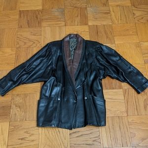 80s vintage Leather jacket
